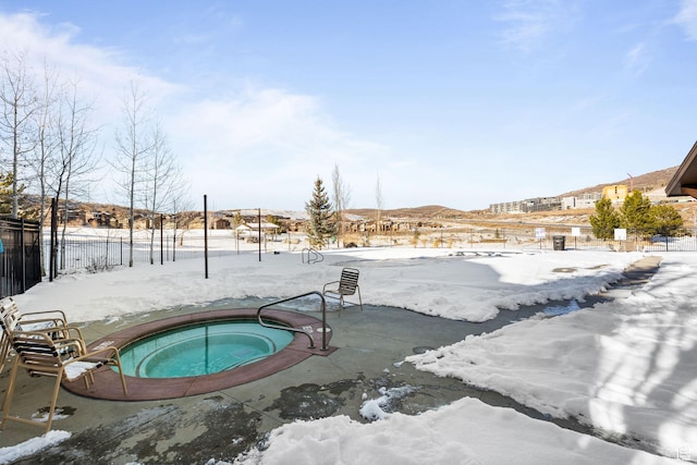 13579 N Hillclimb Ln, Kamas, UT 84036 - snow covered pool with a community hot tub