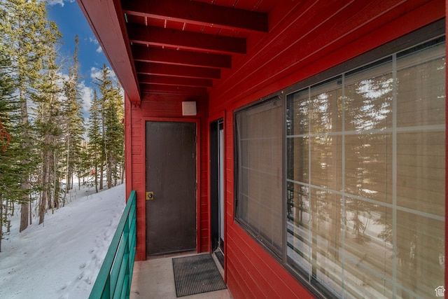 407 S Vasels Rd Unit 65, Brian Head, UT 84719 - view of snow covered property entrance