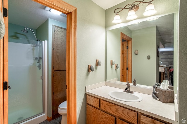 407 S Vasels Rd Unit 65, Brian Head, UT 84719 - bathroom with vanity, toilet, and walk in shower