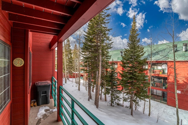 407 S Vasels Rd Unit 65, Brian Head, UT 84719 - view of snow covered back of property