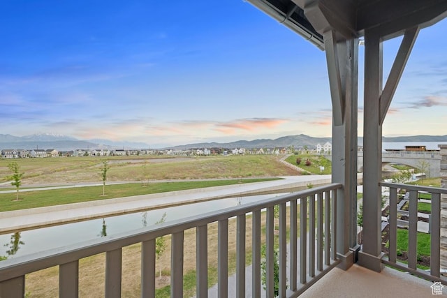 11423 S Watercourse Rd, South Jordan, UT 84009 - balcony featuring a mountain view