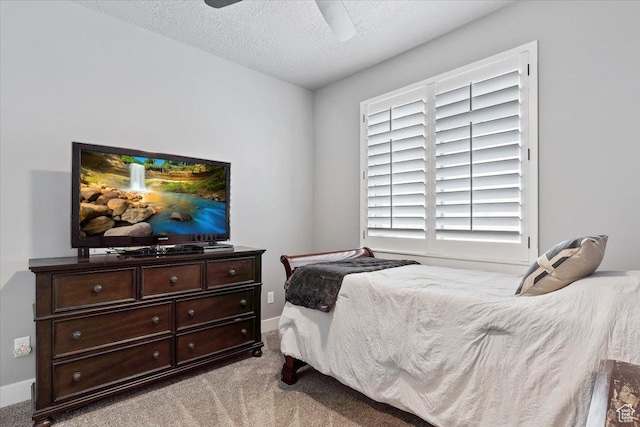 3851 N 425 E, North Ogden, UT 84414 - bedroom with ceiling fan, light colored carpet, and a textured ceiling