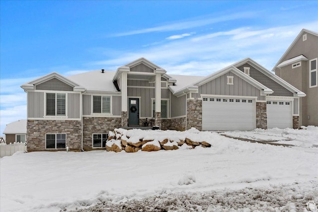 3851 N 425 E, North Ogden, UT 84414 - craftsman house featuring a garage