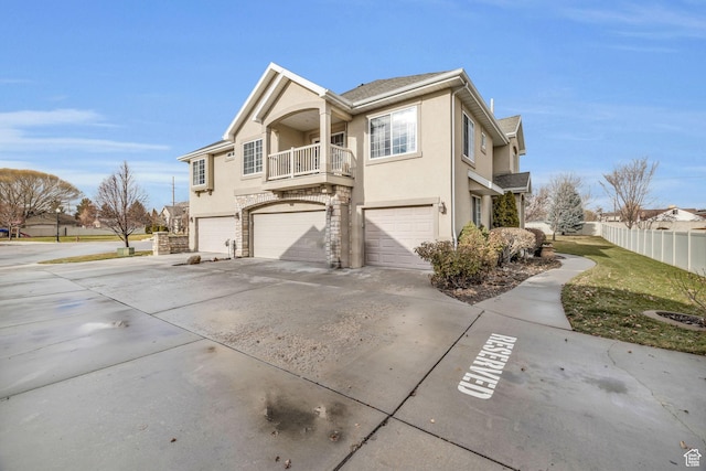 67 S 930 E, American Fork, UT 84003 - view of front facade featuring a garage and a balcony