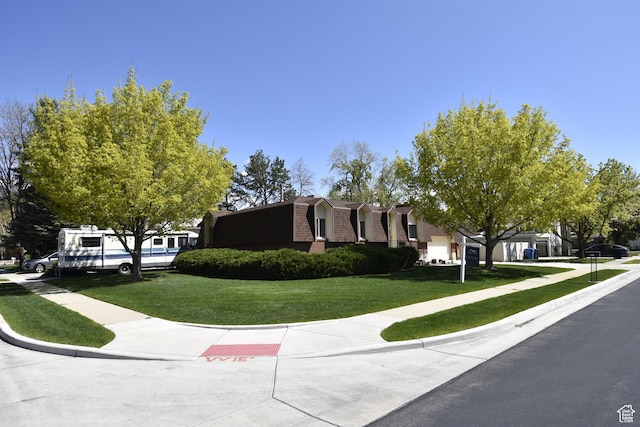 exterior space featuring a yard