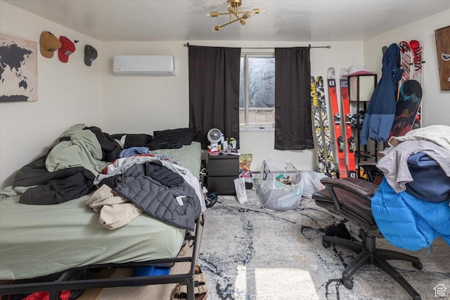 138 Crockett Ave, Logan, UT 84321 - bedroom featuring a wall unit AC