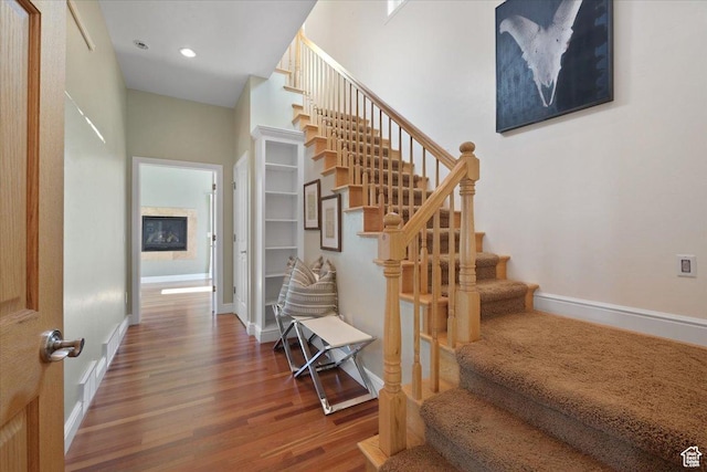 1375 E 260 N, Logan, UT 84321 - stairs featuring hardwood / wood-style floors