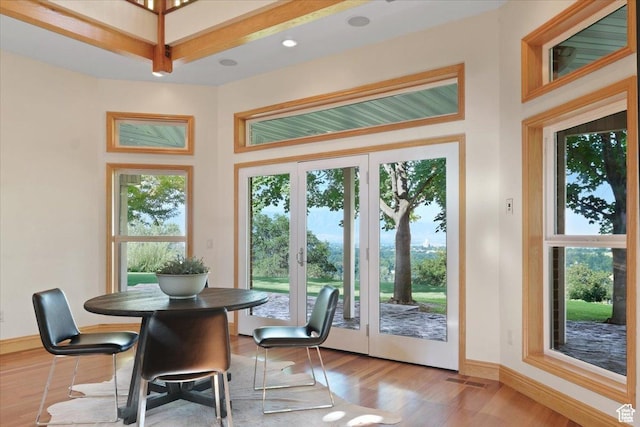 1375 E 260 N, Logan, UT 84321 - dining room featuring french doors and light hardwood / wood-style flooring