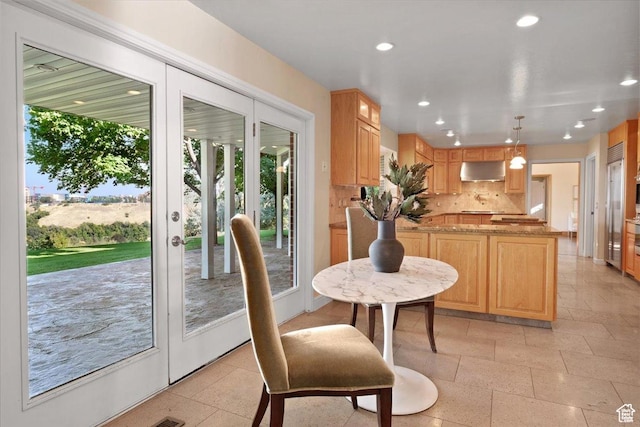 1375 E 260 N, Logan, UT 84321 - dining space with french doors