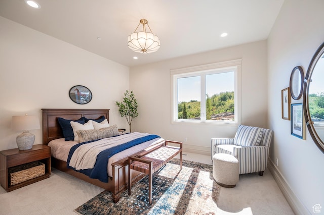 6736 E Via Cortina, Huntsville, UT 84317 - bedroom with light carpet