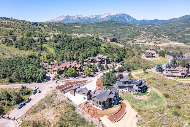 6736 E Via Cortina, Huntsville, UT 84317 - aerial view featuring a mountain view