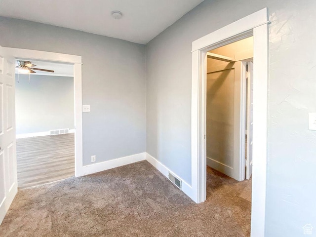interior space with carpet floors