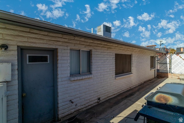 view of home's exterior featuring a patio