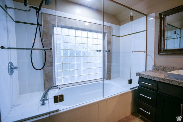 121 T St, Salt Lake City, UT 84103 - full bath with tiled shower / bath combo and vanity