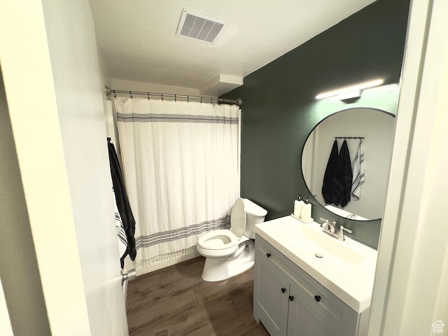 314 W Center St Unit D 141, Bountiful, UT 84010 - bathroom with hardwood / wood-style flooring, vanity, and toilet