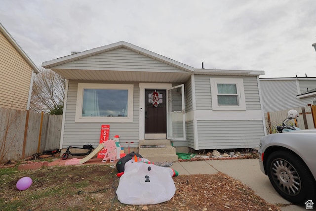 view of front of house