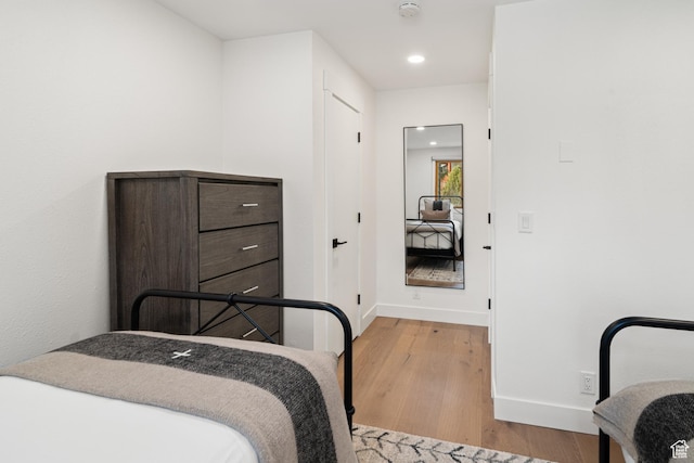 401 Silver King Dr, Park City, UT 84060 - bedroom with wood finished floors and recessed lighting