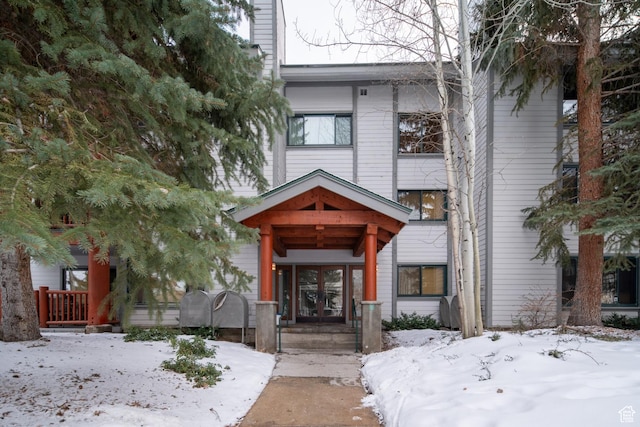401 Silver King Dr, Park City, UT 84060 - view of front of home with french doors