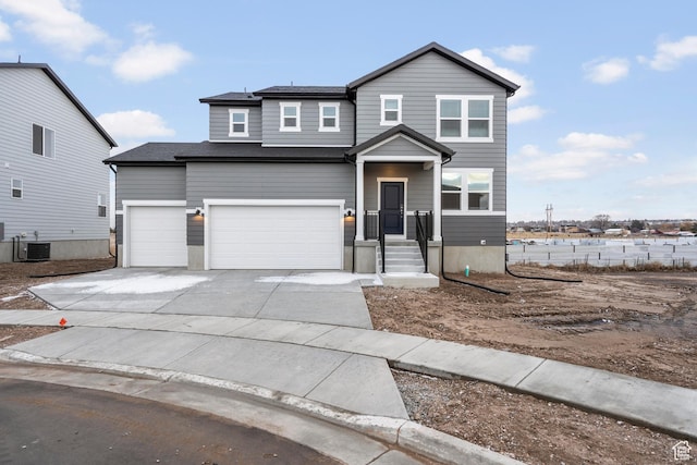 3474 S 3100 W Unit 146, West Haven, UT 84401 - view of front facade with an attached garage, driveway, and cooling unit