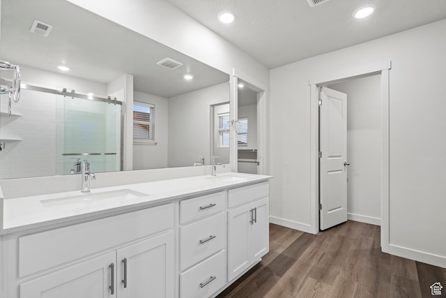 3474 S 3100 W Unit 146, West Haven, UT 84401 - bathroom with a sink, a shower stall, and visible vents