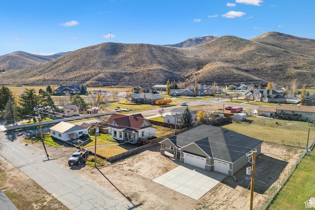 160 S 200 W, Henefer, UT 84033 - birds eye view of property featuring a mountain view