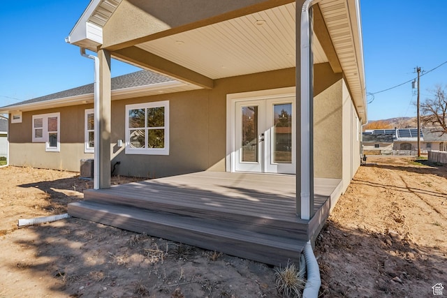 160 S 200 W, Henefer, UT 84033 - exterior space with central air condition unit and french doors
