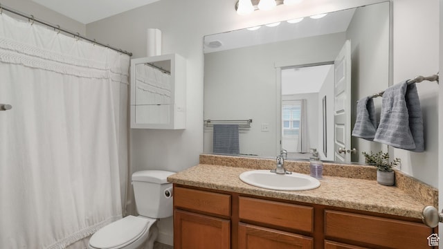 1026 N Shepard Creek Pkwy Unit 4, Farmington, UT 84025 - bathroom featuring vanity, toilet, and walk in shower
