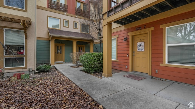 view of entrance to property