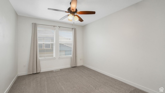 1026 N Shepard Creek Pkwy Unit 4, Farmington, UT 84025 - carpeted empty room featuring ceiling fan