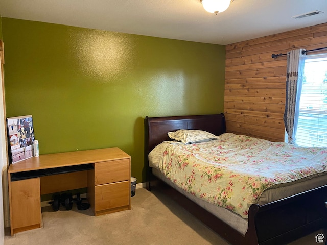 454 S Lincolnshire W, Kaysville, UT 84037 - carpeted bedroom featuring wooden walls