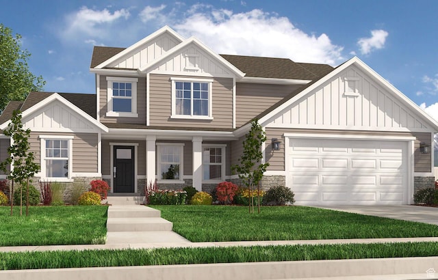 322 N 1250 E Unit 68, Salem, UT 84653 - craftsman-style house featuring a front yard and a garage