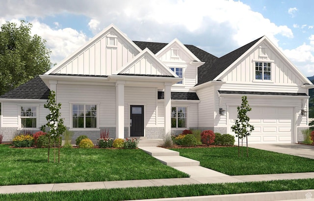 1165 N 360 E Unit 75, Salem, UT 84653 - view of front of home with a garage and a front lawn