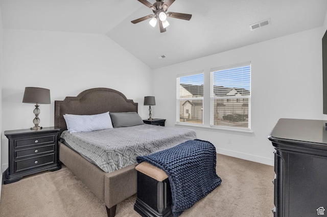 13963 S Wide Ridge Way Unit 1121, Herriman, UT 84096 - carpeted bedroom featuring ceiling fan and lofted ceiling