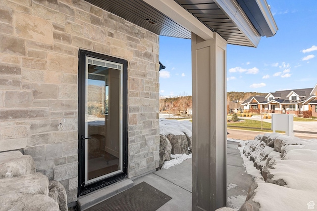 3050 Country Crossings, Heber City, UT 84032 - property entrance featuring stone siding
