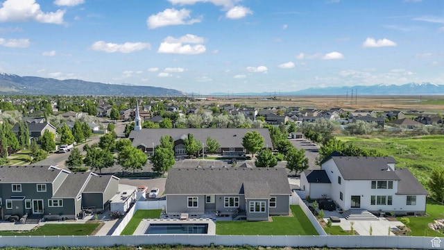 928 N Foxhunter Dr W, Farmington, UT 84025 - aerial perspective of suburban area with a mountain backdrop