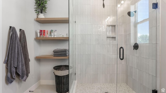 928 N Foxhunter Dr W, Farmington, UT 84025 - full bathroom with a shower stall and baseboards