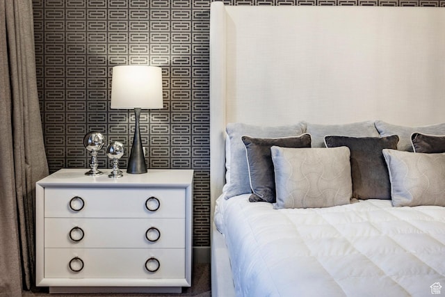 41 E Silver Star Ct Unit C-19, Park City, UT 84060 - bedroom featuring wallpapered walls