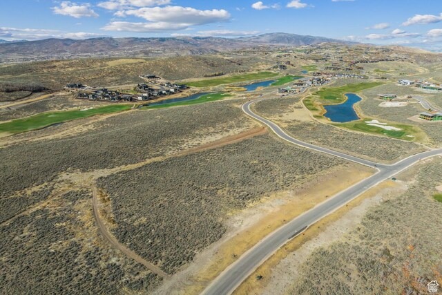 6061 Golf Clb, Link, Park City, UT 84098 - drone / aerial view with a water and mountain view