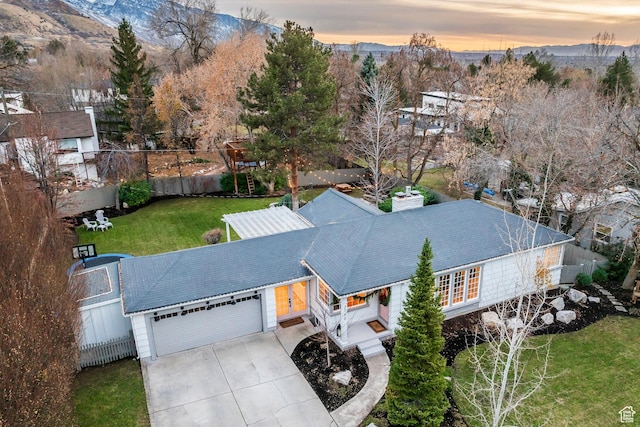 2760 E Spring Creek Rd, Holladay, UT 84117 - view of aerial view at dusk