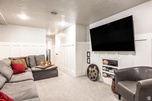 2760 E Spring Creek Rd, Holladay, UT 84117 - carpeted living room with a textured ceiling