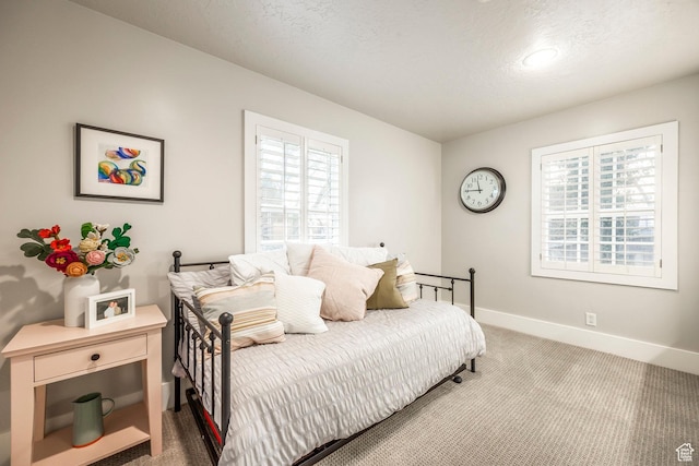 2760 E Spring Creek Rd, Holladay, UT 84117 - carpeted bedroom featuring a textured ceiling