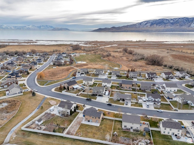 685 E Bullrush Pkwy E, Lehi, UT 84043 - drone / aerial view featuring a water and mountain view