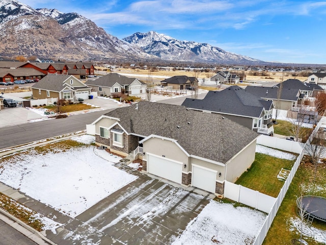 143 E 1825 N, North Ogden, UT 84414 - aerial perspective of suburban area featuring a mountainous background