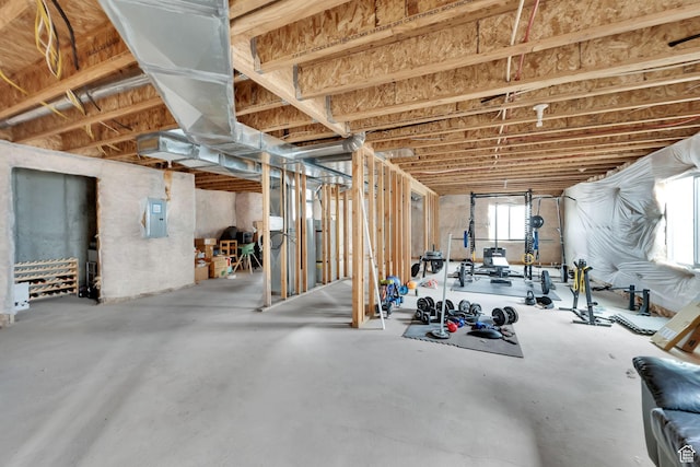 143 E 1825 N, North Ogden, UT 84414 - below grade area with electric panel