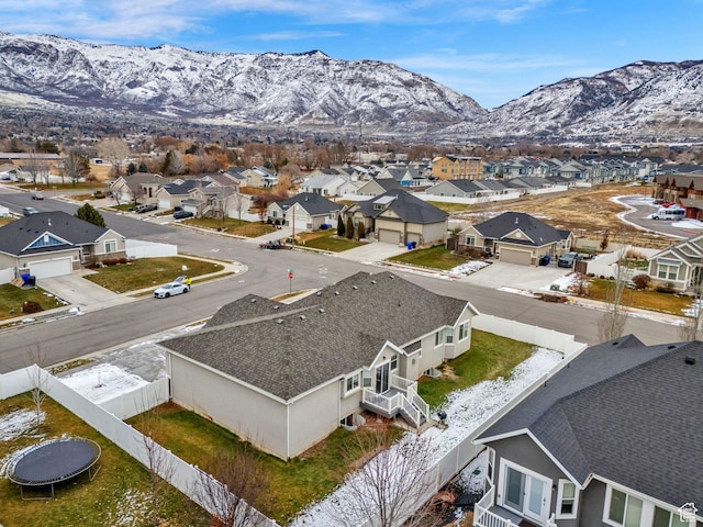 143 E 1825 N, North Ogden, UT 84414 - drone / aerial view with a mountain view and a residential view
