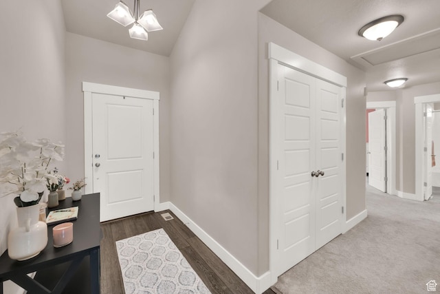143 E 1825 N, North Ogden, UT 84414 - entryway featuring baseboards and dark wood-style flooring