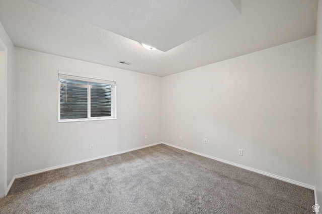 854 S 200 E, Farmington, UT 84025 - carpeted empty room with baseboards, visible vents, and a textured ceiling