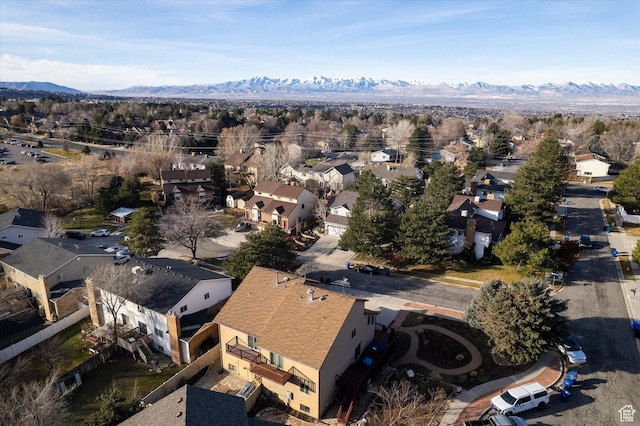 7996 S Sunnyoak Cir E, Cottonwood Heights, UT 84121 - drone / aerial view featuring a mountain view