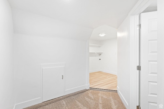 interior space with wood-type flooring