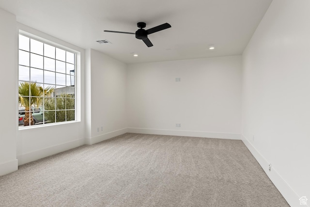 1539 W 2130th Cir S, St George, UT 84770 - carpeted empty room with ceiling fan